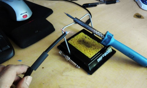 ハンダの溶ける匂いが好き～シールド制作