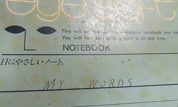 置き忘れられた言葉 – 20数年前のノート達