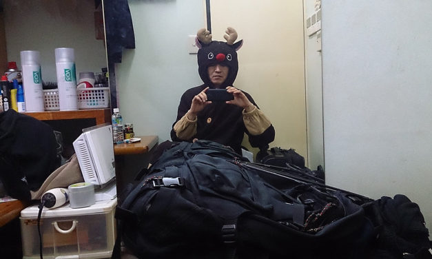 トナカイに変身する恒例行事