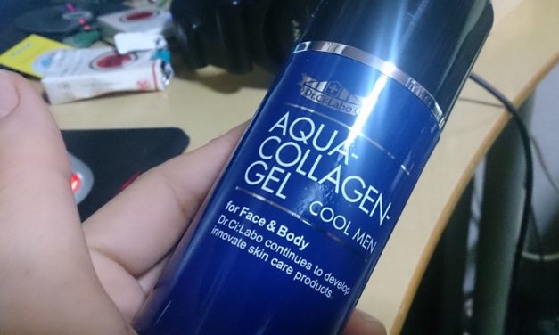 乾く顔 ― ドクターシーラボ アクアコラーゲンゲル クールメン使用感
