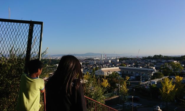 休息 ― 文化の日、高台から見る景色