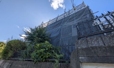 塗装 ― 我が家の外壁塗装が始まりました