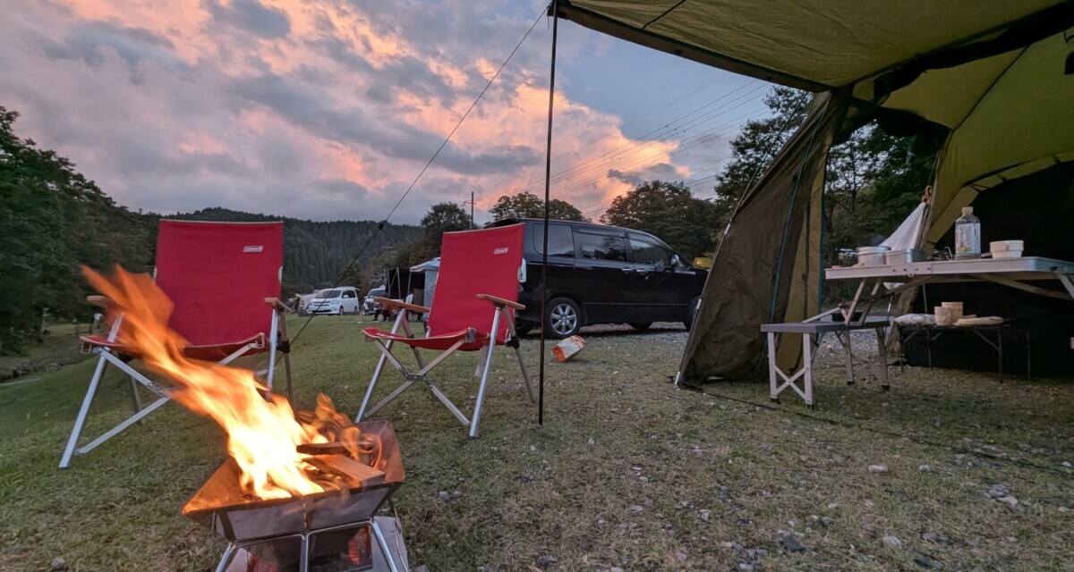 設営 ― 4回目：兵庫県宍粟市の「ちくさマウンテンビレッジ」に行ってきました