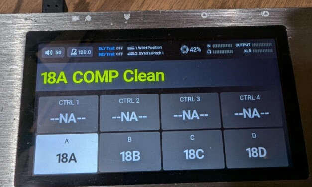 4年ぶり！MOOER GE300がVer5.1.0にアップデートされました