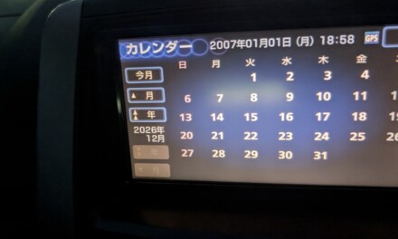 日付 ― GPSロールオーバーでカーナビが2007年にタイムスリップする