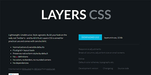 レスポンシブデザイン対応フレームワーク「Layers CSS」